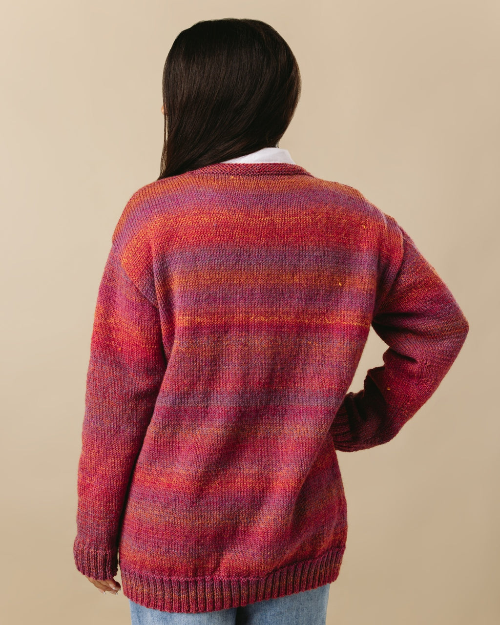 Longline V-Neck Cardigan - Knitting Pattern | PT 8552