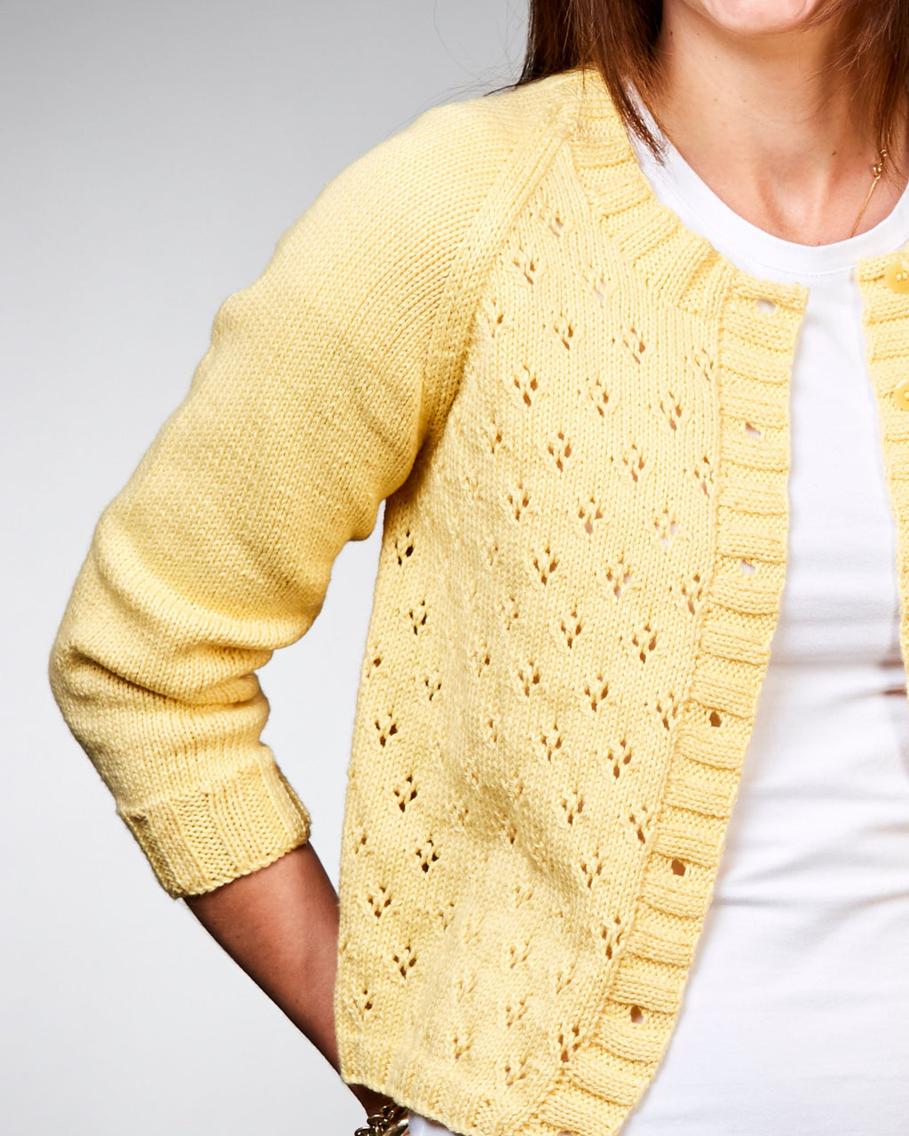 PT 8567 8 Ply Cotton Cardigan - Knitting Pattern