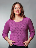 PT 8570 - Jumper with Lace Patterned Front - Knitting Pattern