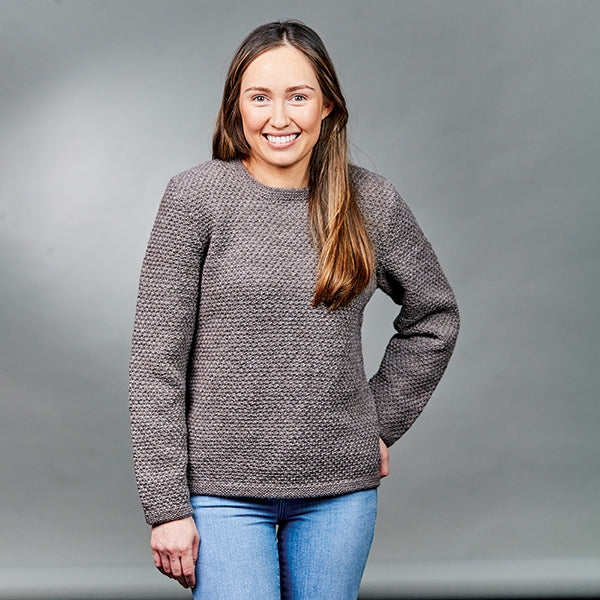 PT 8578 - Jumper with Easy Textured Pattern - Knitting Pattern