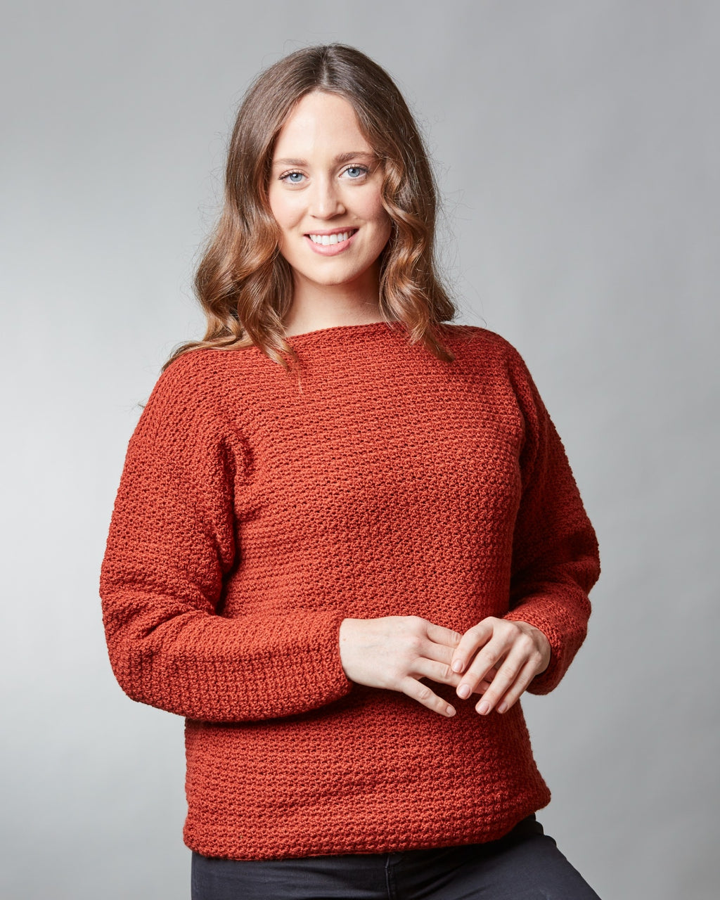 PT 8585 - Boatneck Jumper - Crochet Pattern