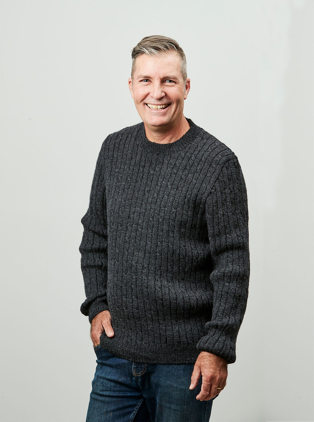 PT 8603 Fine Cabled Jumper - Knitting Pattern