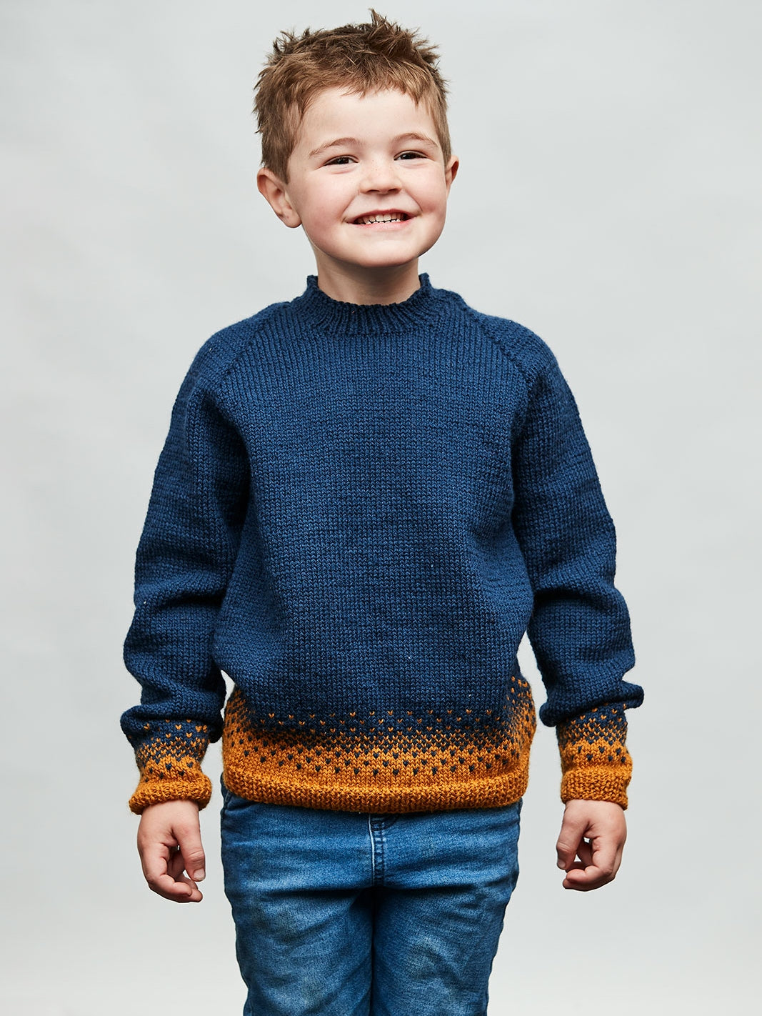 PT 8607 Kids' Colourwork Jumper & Beanie - Knitting Pattern