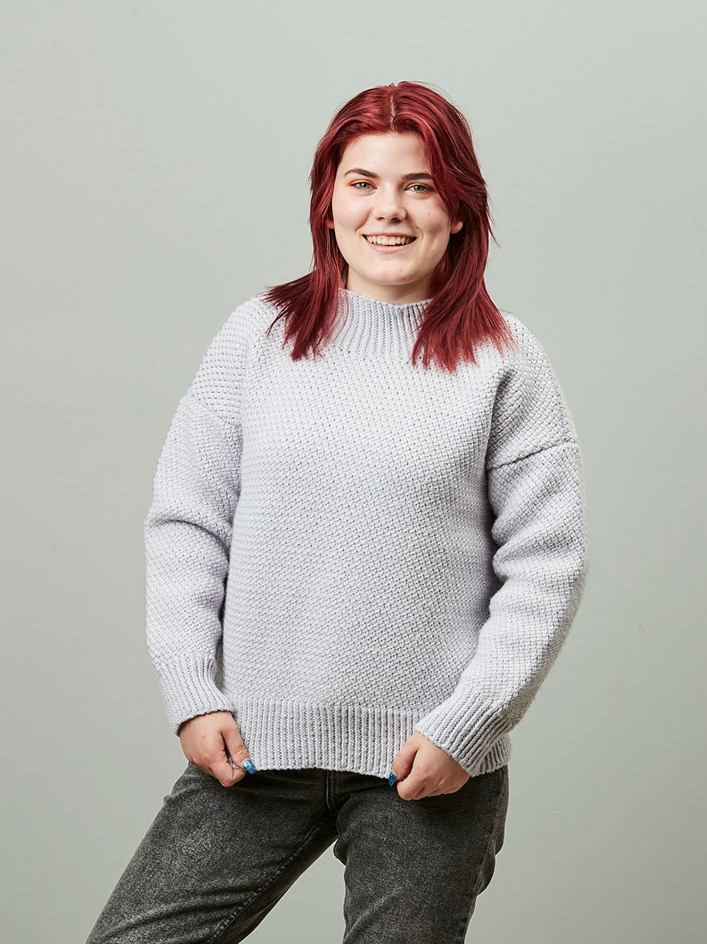 PT 8609 Drop-Shoulder Jumper - Knitting Pattern