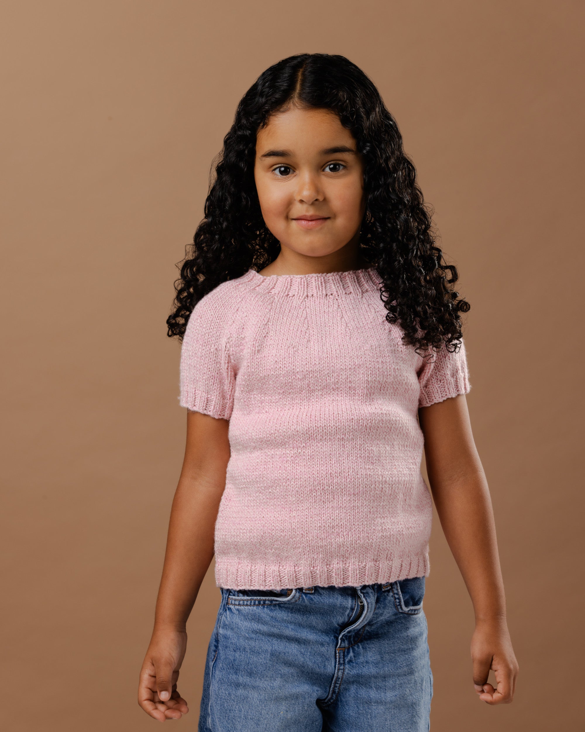 PT 8617 Child's Tee with Circular Yoke - Knitting Pattern