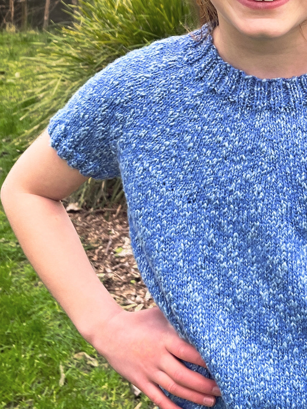 PT 8617 Child's Tee with Circular Yoke - Knitting Pattern