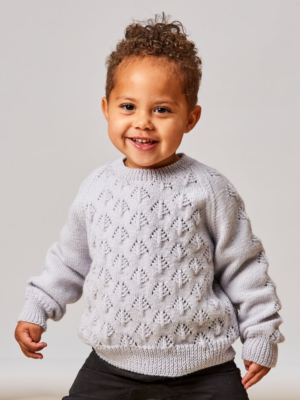 PT 8626 Kids Lace Jumper - Knitting Pattern