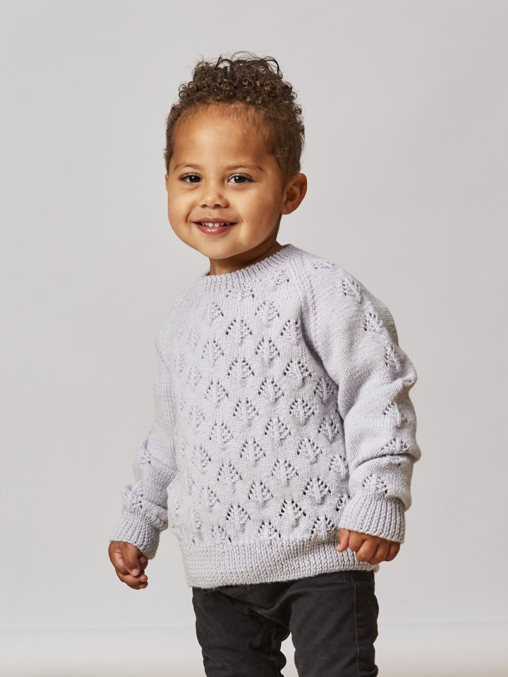 PT 8626 Kids Lace Jumper - Knitting Pattern