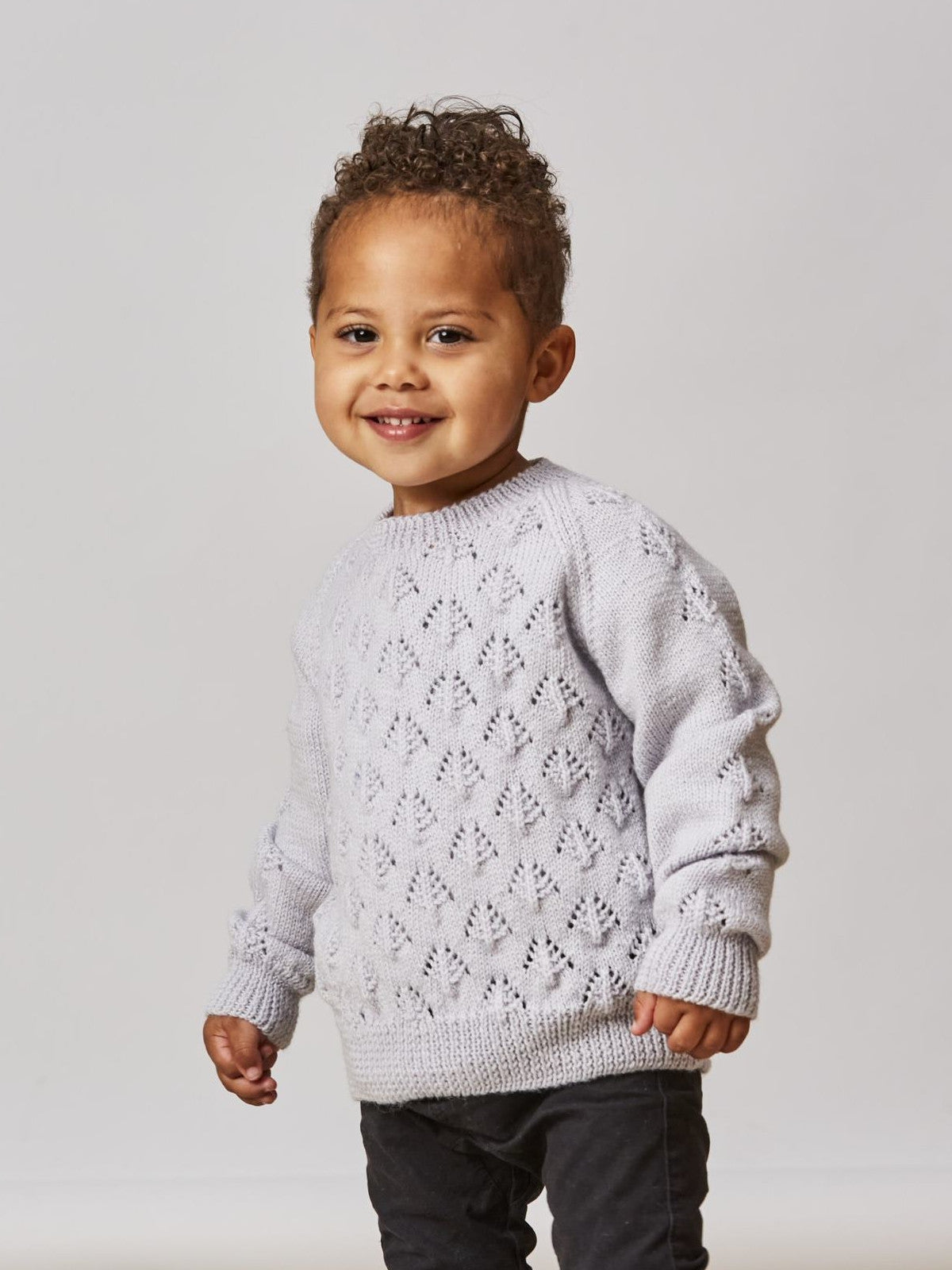 PT 8626 Kids Lace Jumper - Knitting Pattern