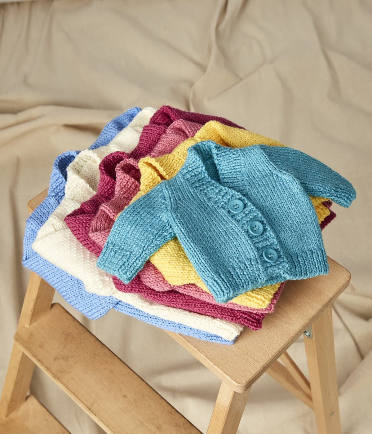 PT 8628 Baby V- Neck Cardigan - Knitting Pattern – Bendigo Woollen