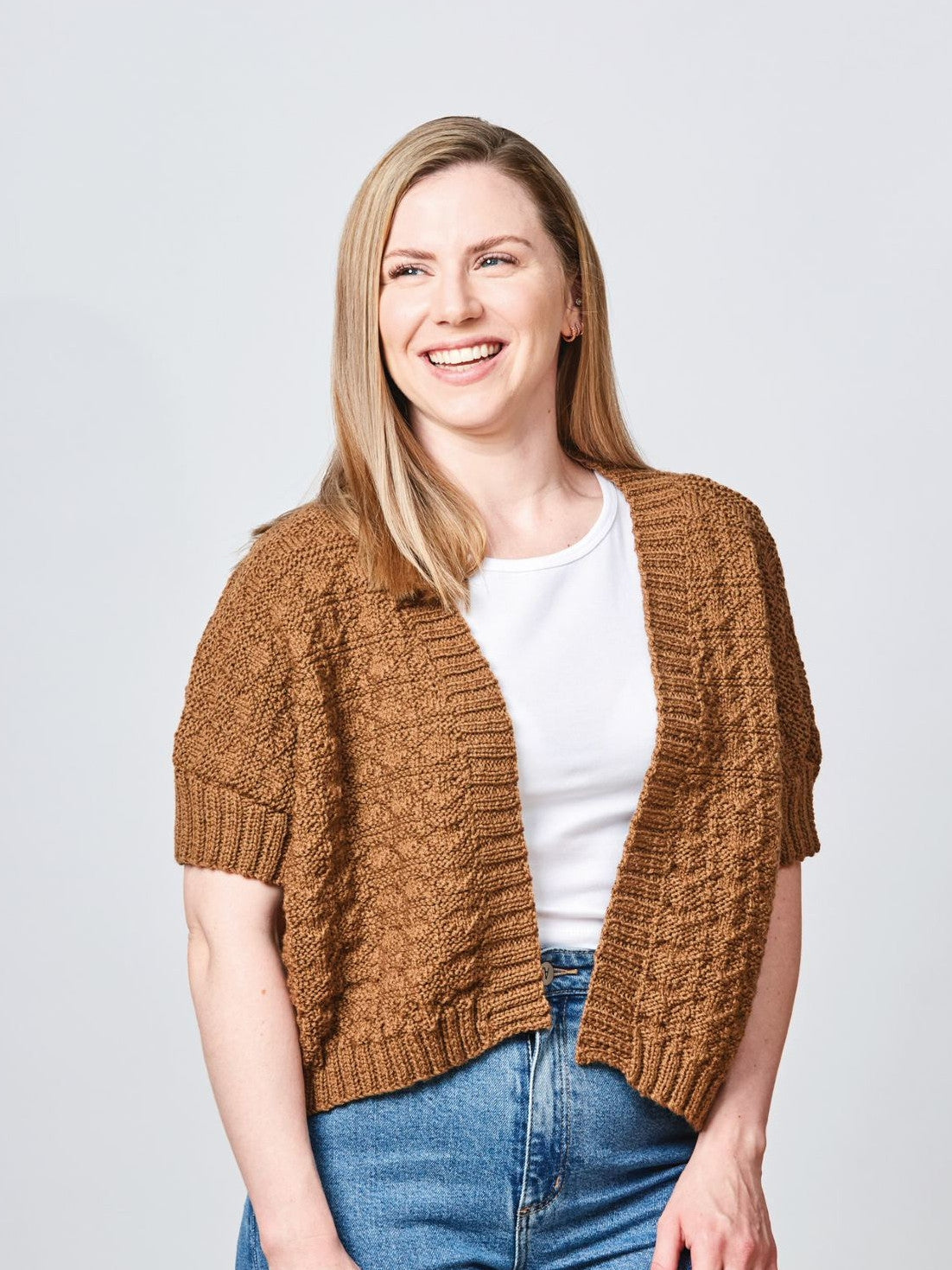 PT 8630 Women's Boxy Cardi - Knitting Pattern