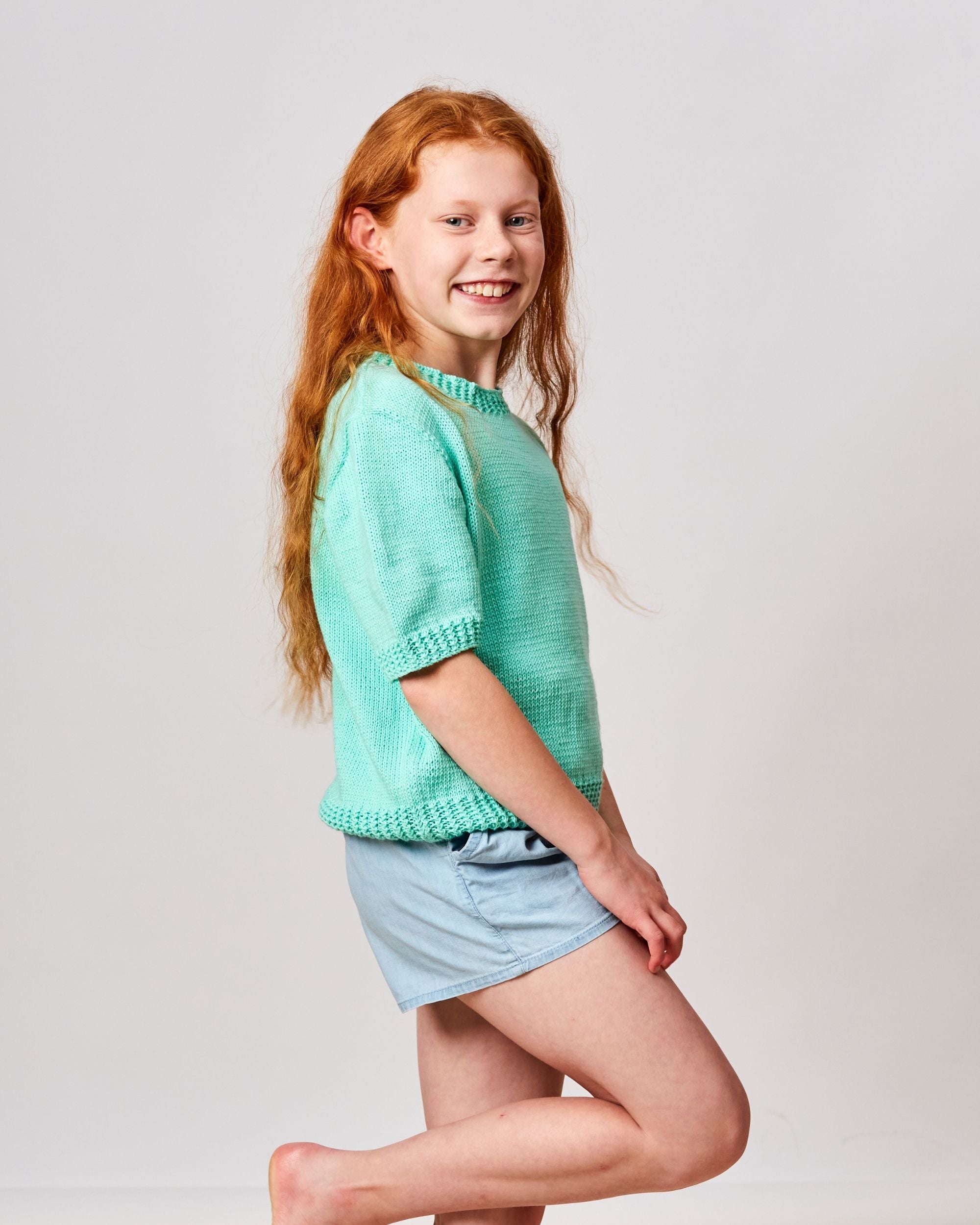 PT 8636 Kids Cotton Tee - Knitting Pattern