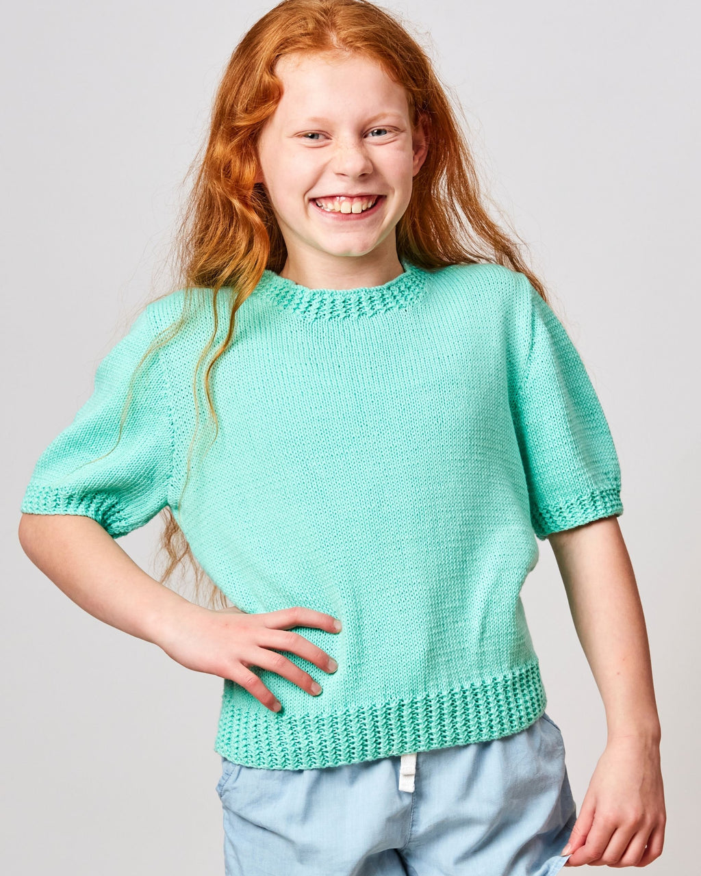 PT 8636 Kids Cotton Tee - Knitting Pattern