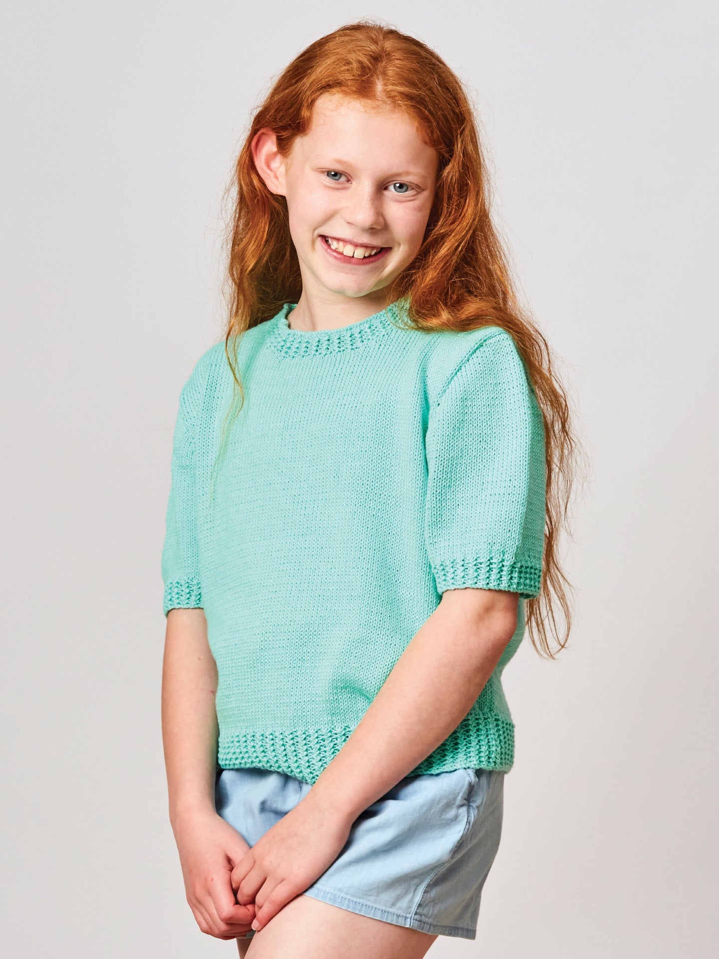 PT 8636 Kids Cotton Tee - Knitting Pattern