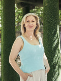 PT 8637 4 or 8 ply Women's Basic Ribbed Tank - Knitting Pattern