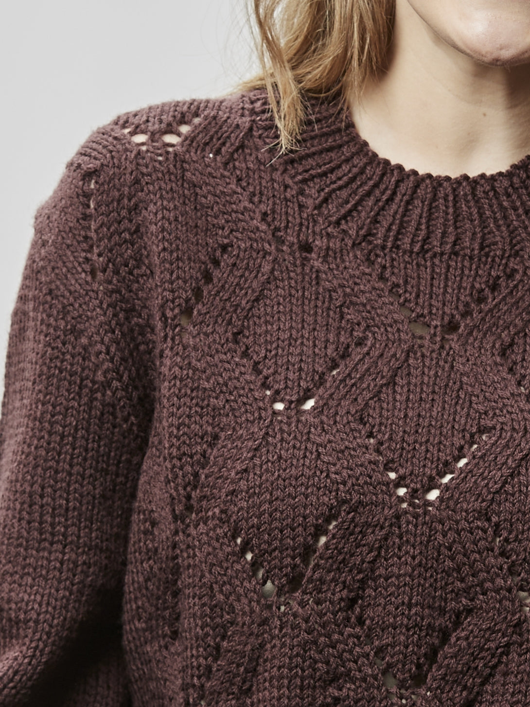 PT 8649 Chunky Lace Jumper - Knitting Pattern