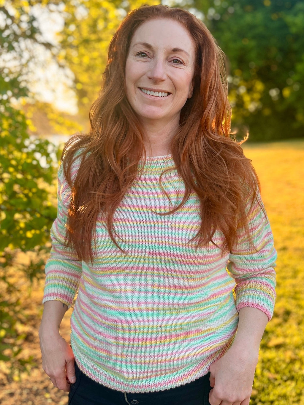 PT 8650 Crew or V-Neck Jumper - Knitting Pattern