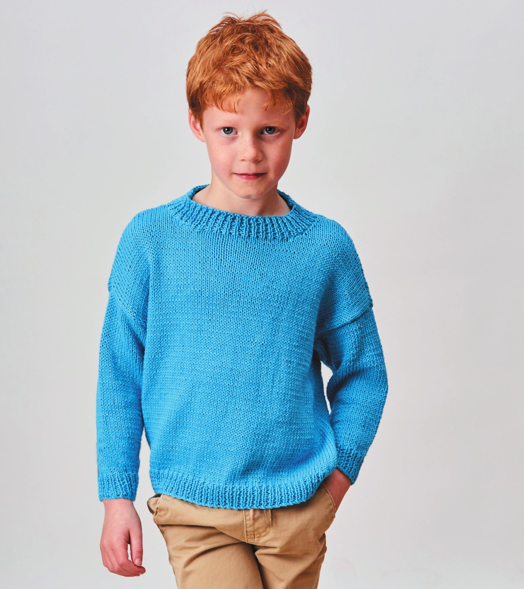 PT 8659 Kids' Drop Sleeve Jumper - Knitting Pattern