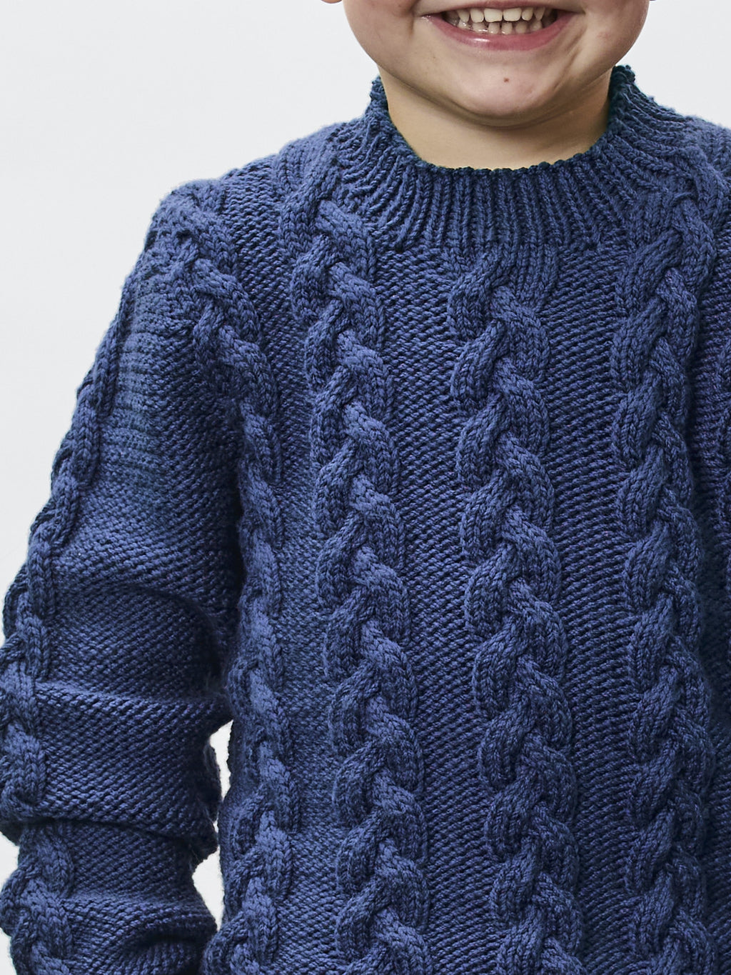 PT 8663 Kids Cable Jumper - Knitting Pattern