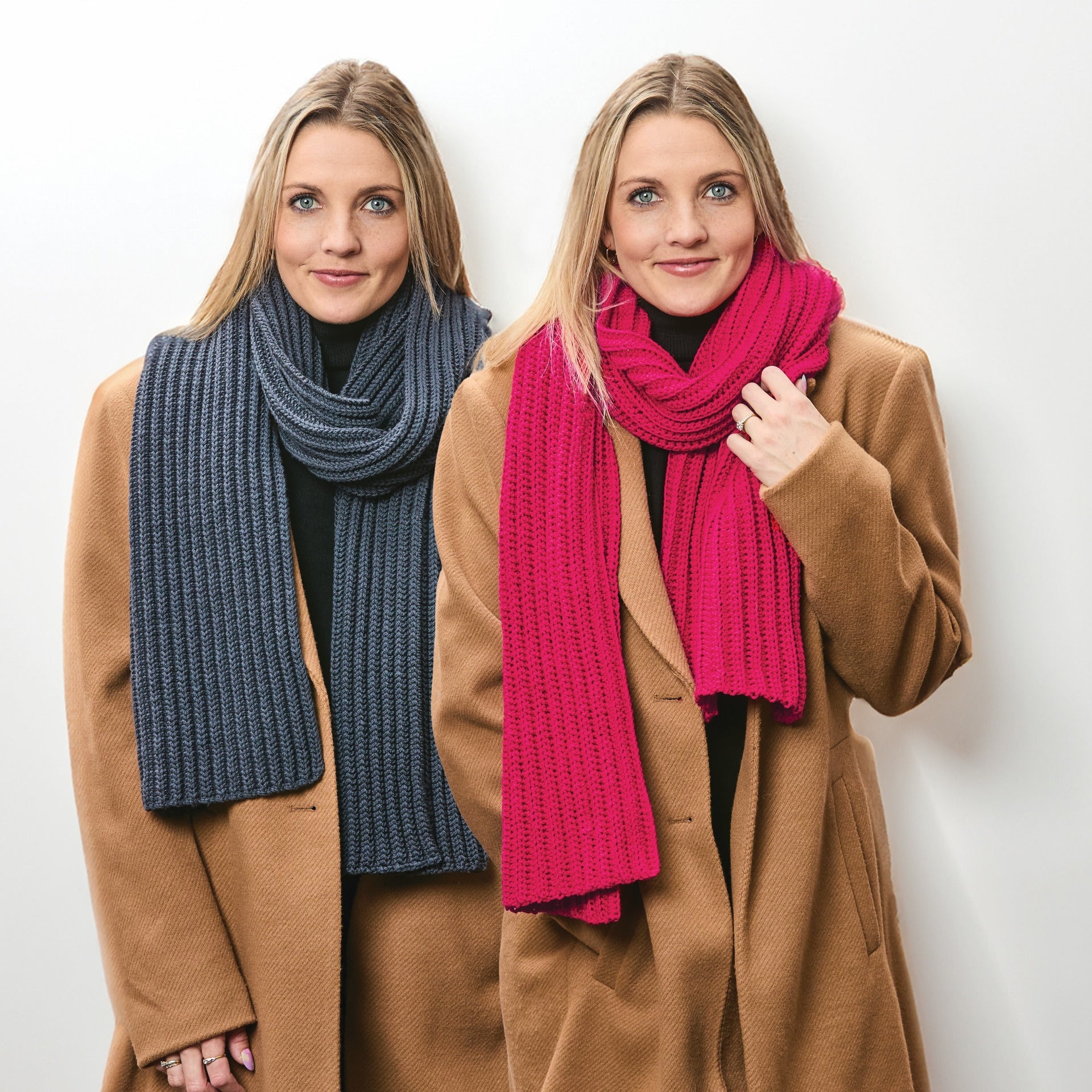 PT 8664 Snuggly Scarf - Knitting or Crochet Pattern – Bendigo Woollen Mills