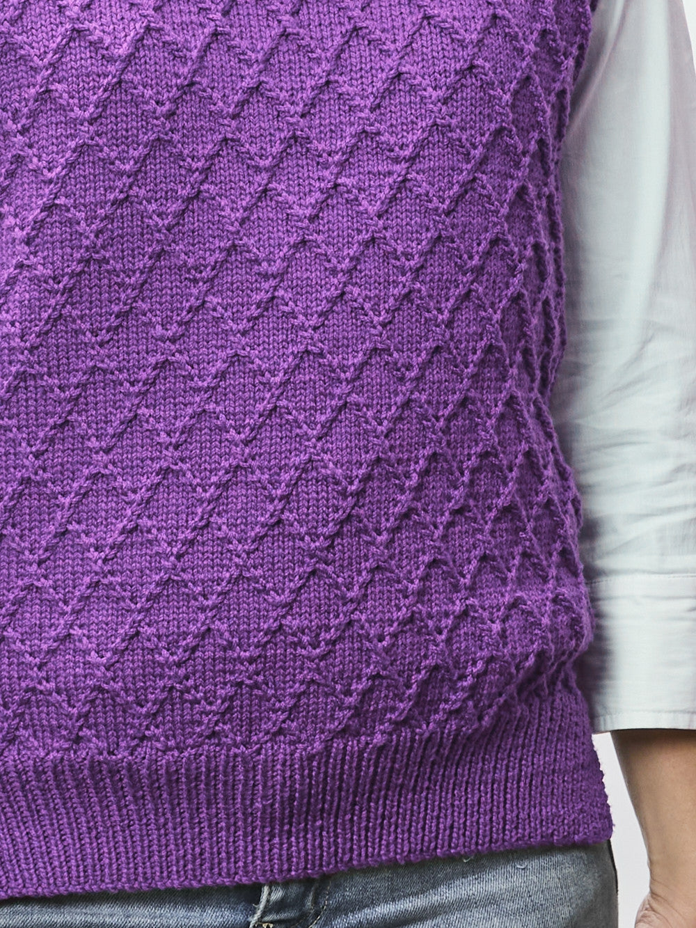 PT 8665 Diamond Vest - Knitting Pattern