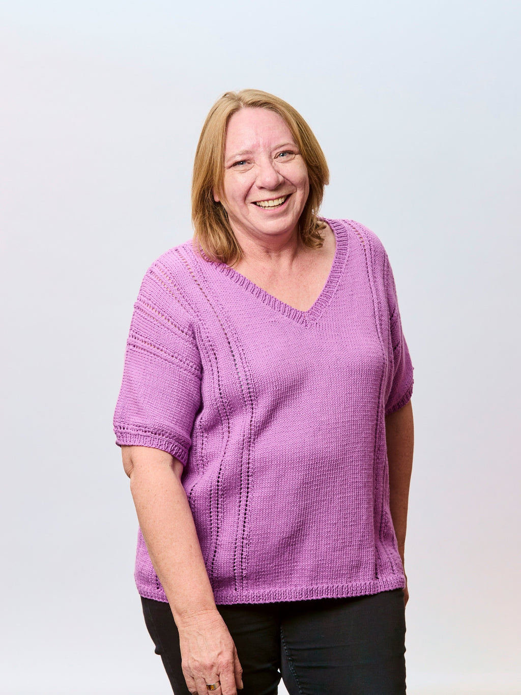 The Ash Tee - Adult Knitting Pattern | PT 8675