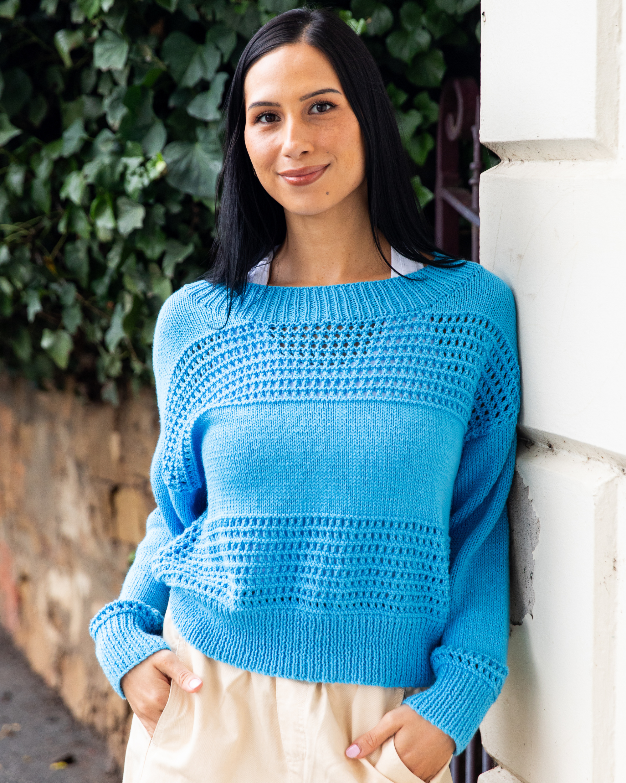 The Michelle Jumper - Women's Knitting Pattern | PT 8755