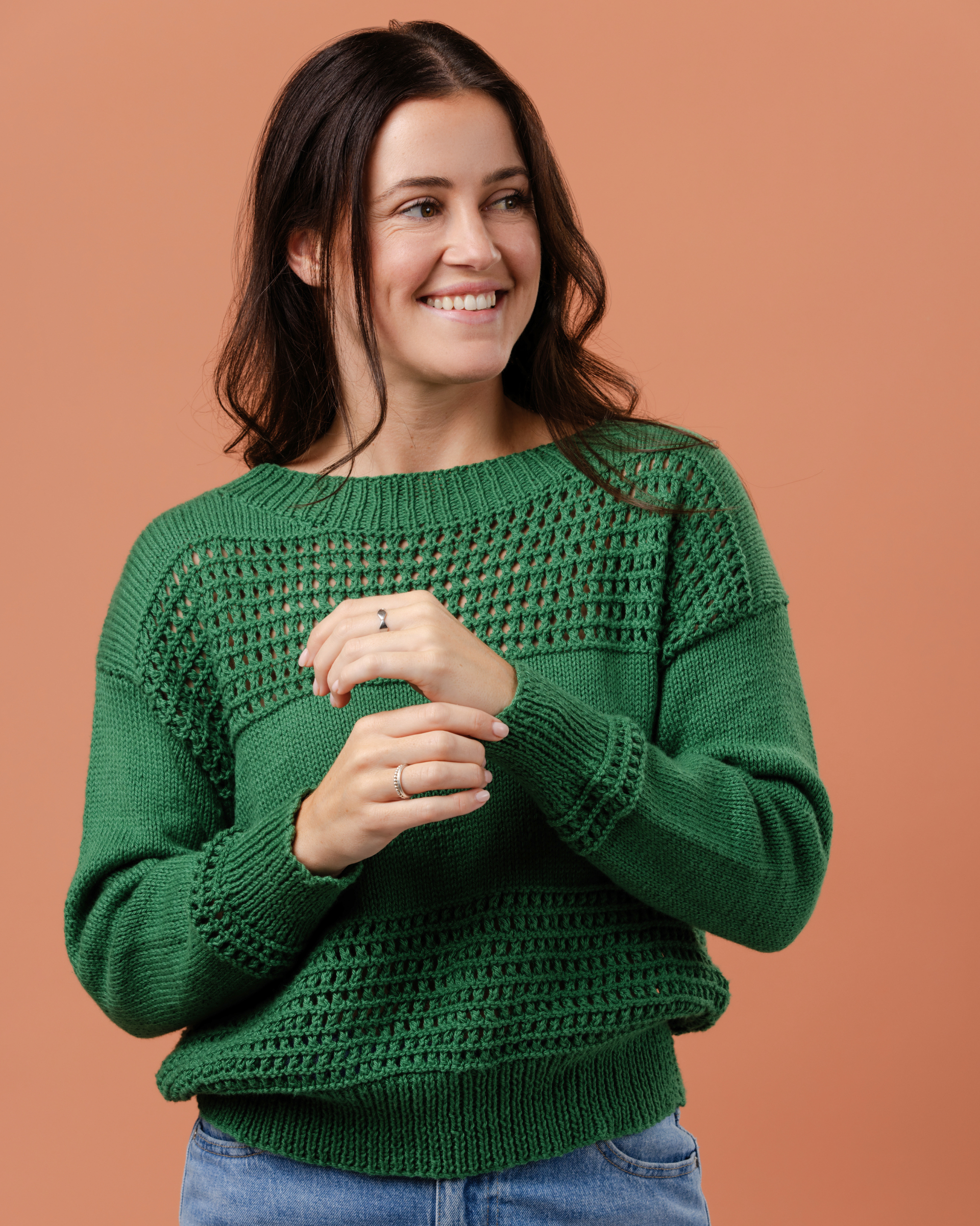 The Michelle Jumper - Women's Knitting Pattern | PT 8755