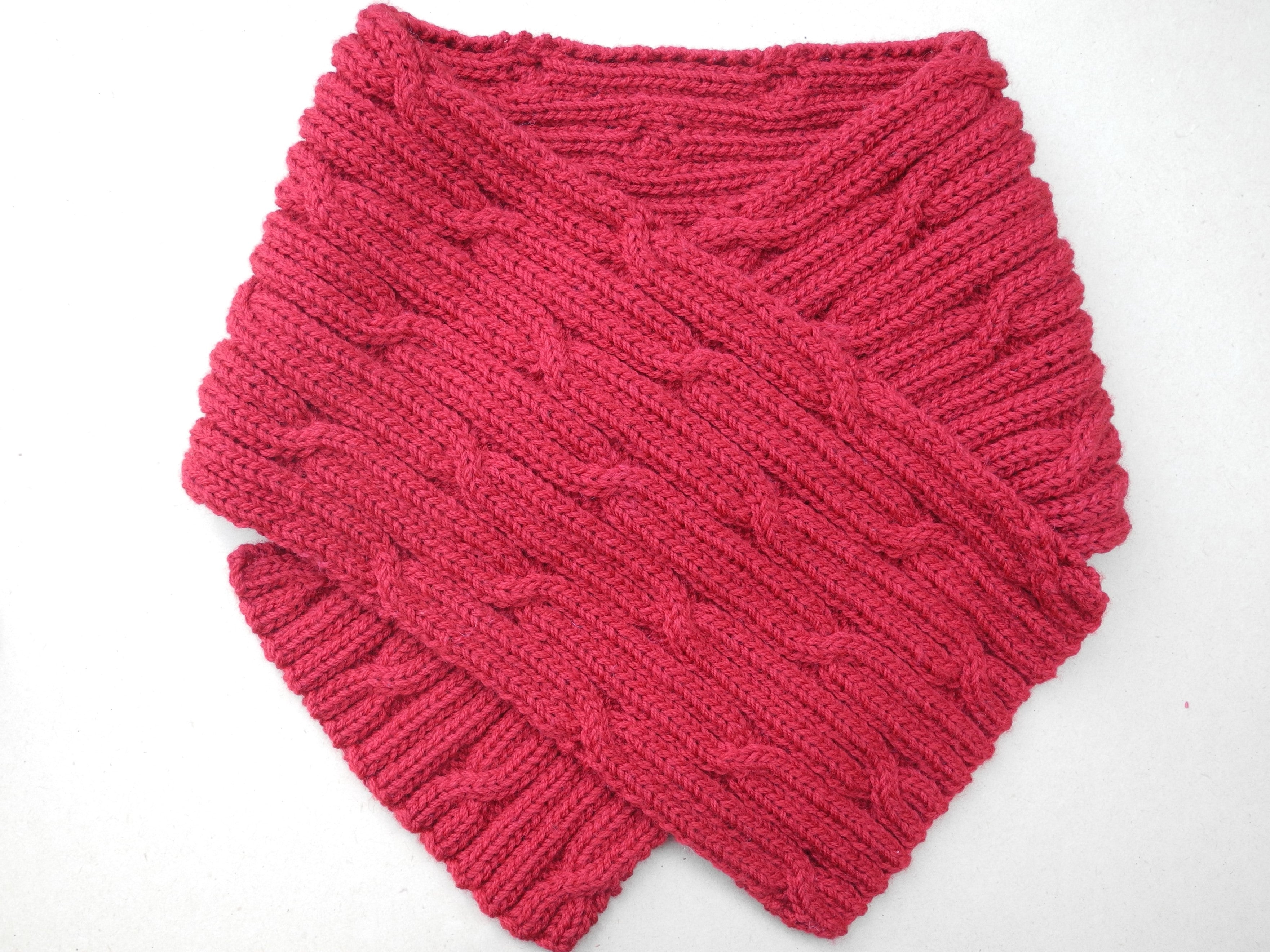 Braids Scarf in 12 ply PDF