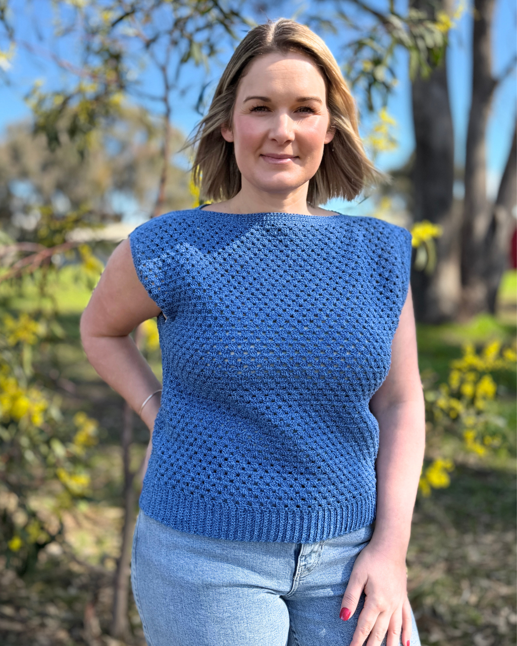 The Elsie Crochet Top - Women's Crochet Pattern | PT 8752