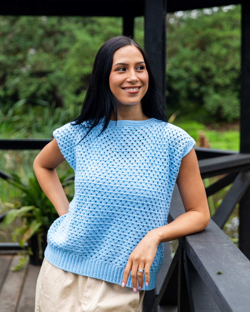 The Elsie Crochet Top - Women's Crochet Pattern | PT 8752
