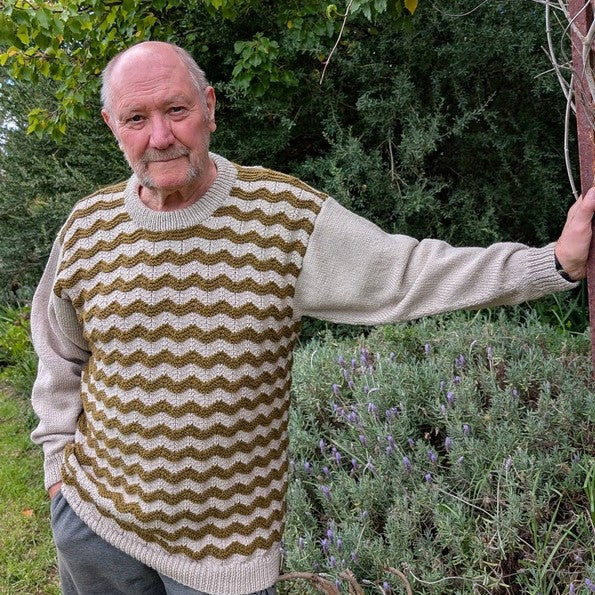 Textured Two-Colour Jumper PDF