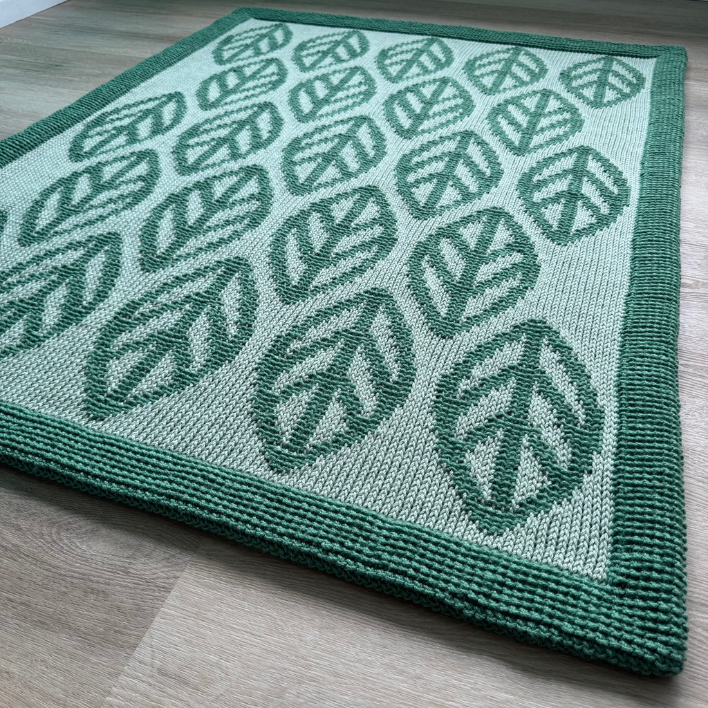 Peaceful Leaves Blanket PDF