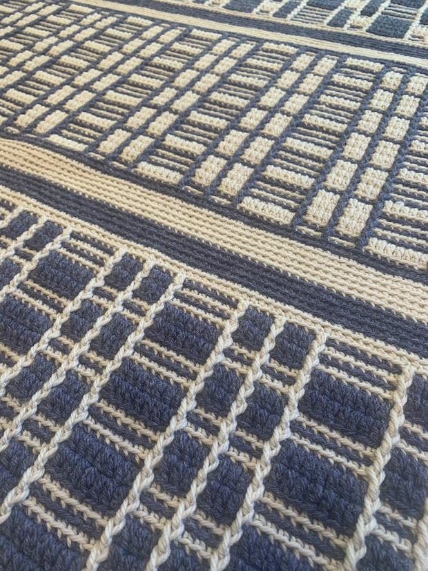 Mosaic Cobblestone Afghan PDF