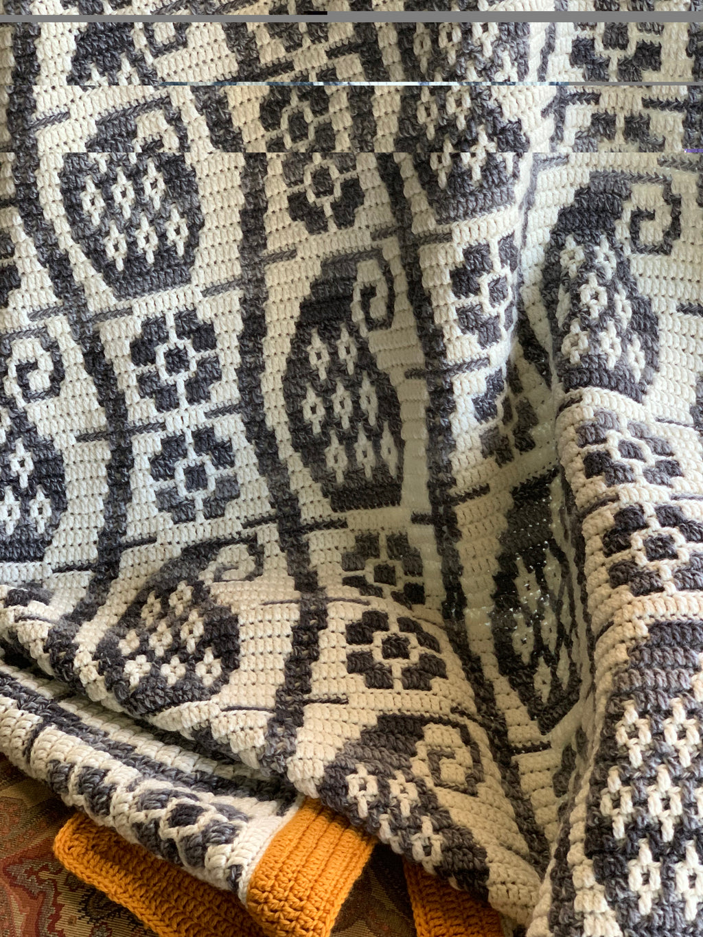 Paisley Path Afghan PDF