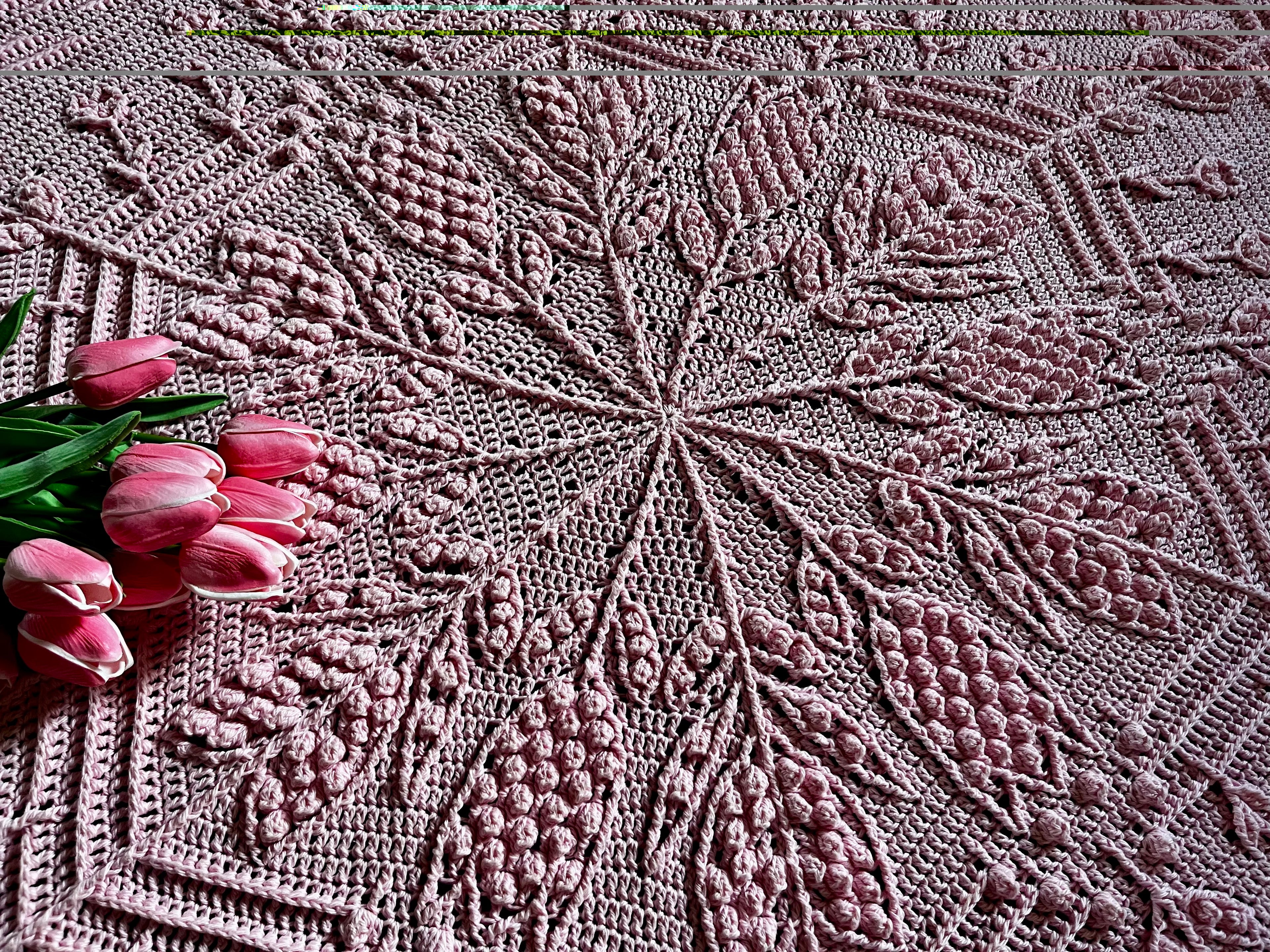 The Language of Tulips Blanket PDF