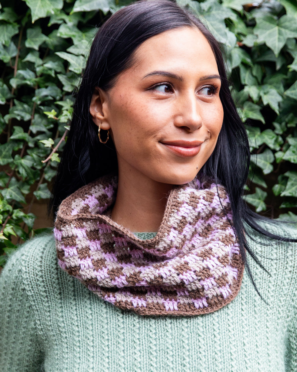 Checkerboard Cowl - Free Crochet Pattern