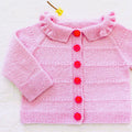 MK58 Baby Frilled Cardigan PDF