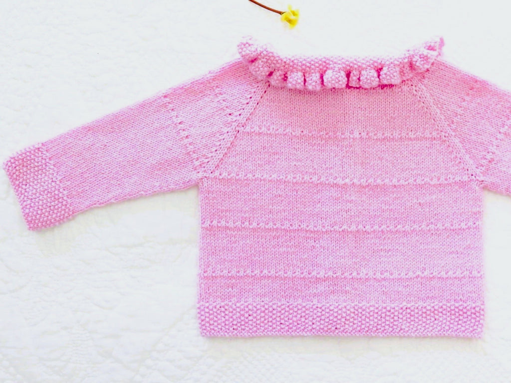 MK58 Baby Frilled Cardigan PDF