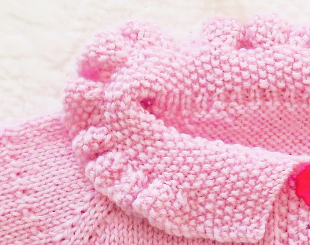 MK58 Baby Frilled Cardigan PDF