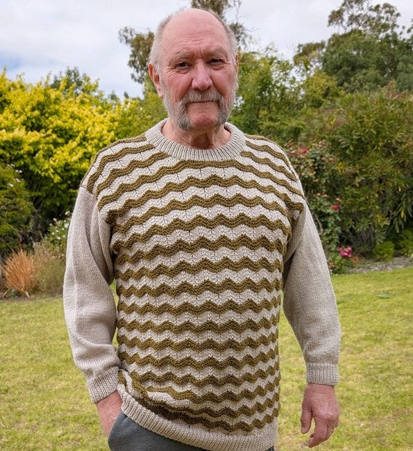 Textured Two-Colour Jumper PDF