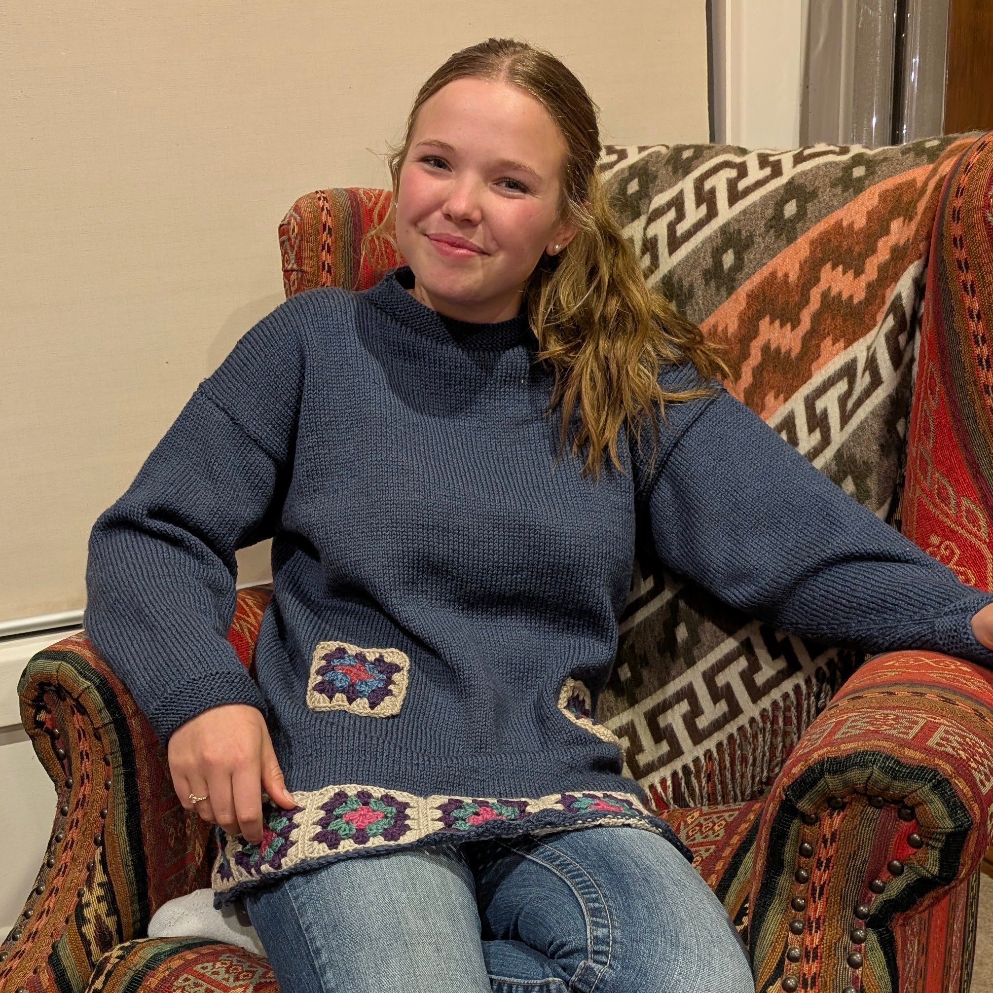 Easy Granny Square Jumper PDF