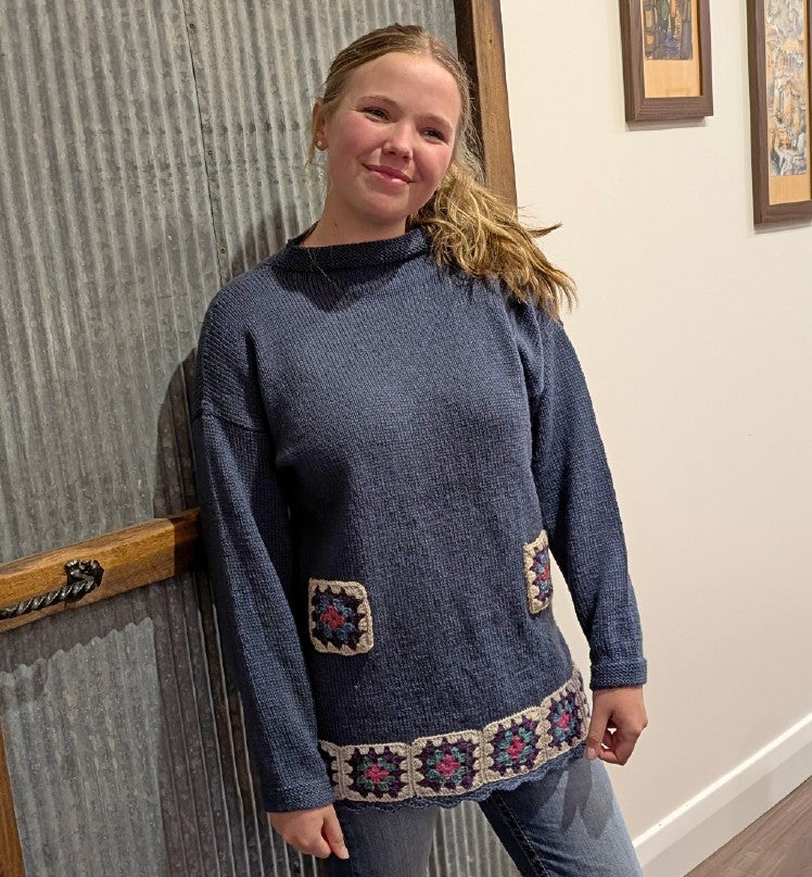 Easy Granny Square Jumper PDF
