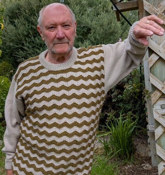 Textured Two-Colour Jumper PDF