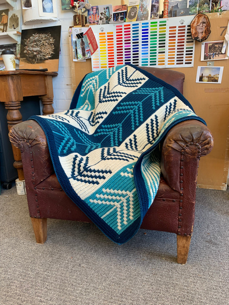 Mosaic Which Way Afghan PDF