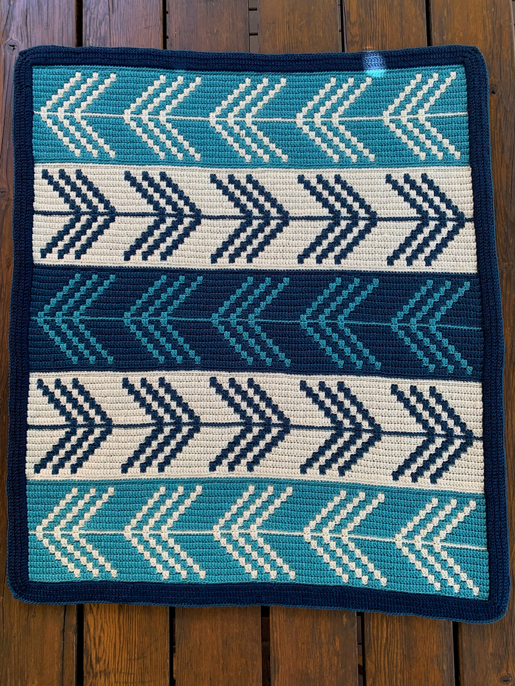 Mosaic Which Way Afghan PDF