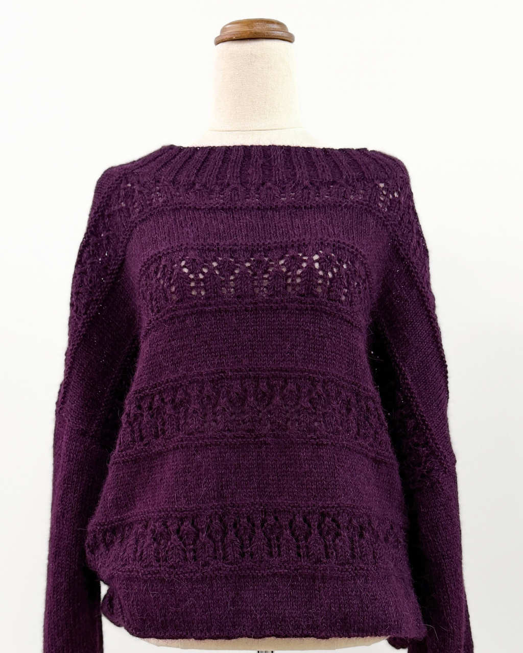 The Laurel  Lace Jumper - Adult Knitting Pattern | PT 8746