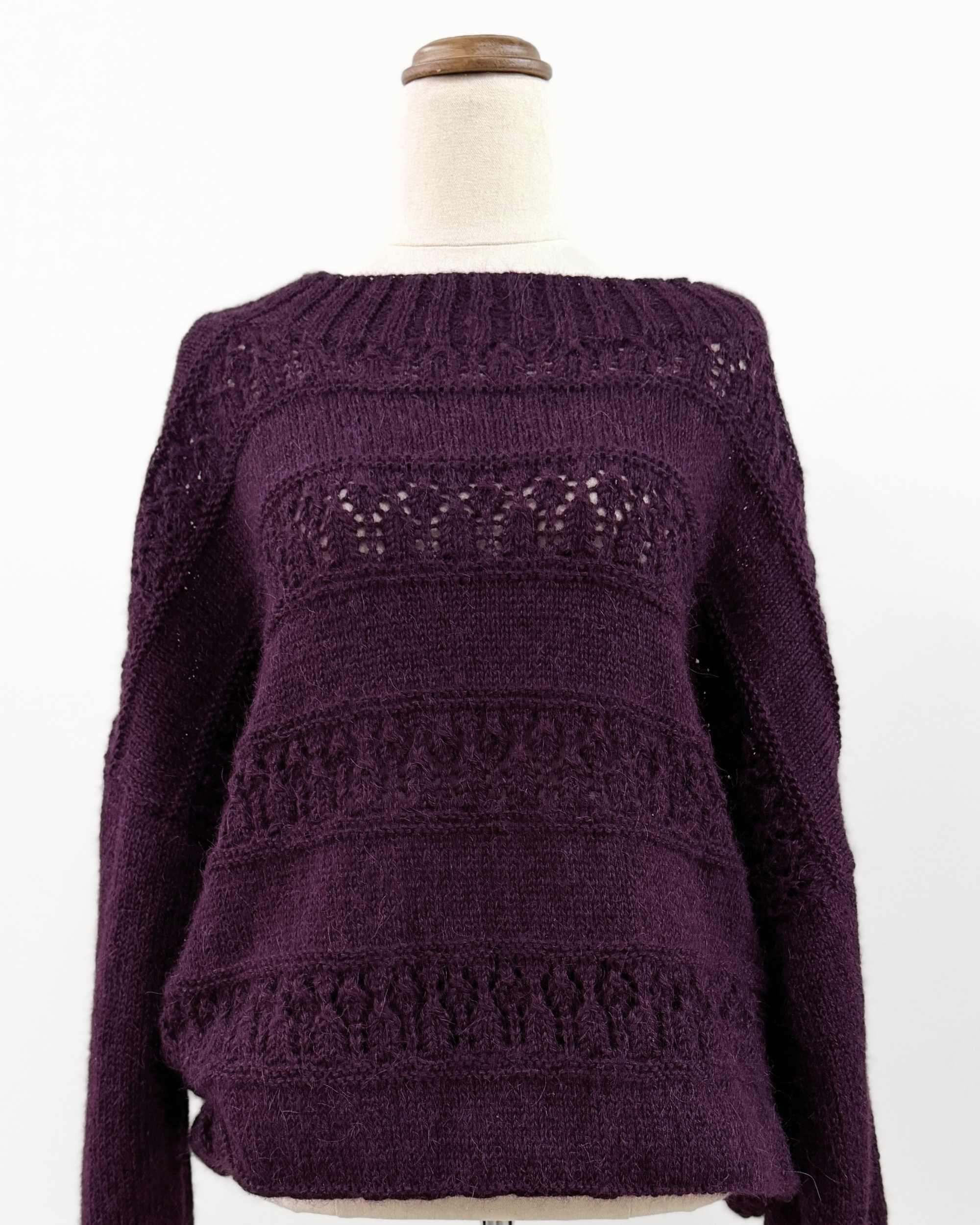 The Laurel  Lace Jumper - Adult Knitting Pattern | PT 8746