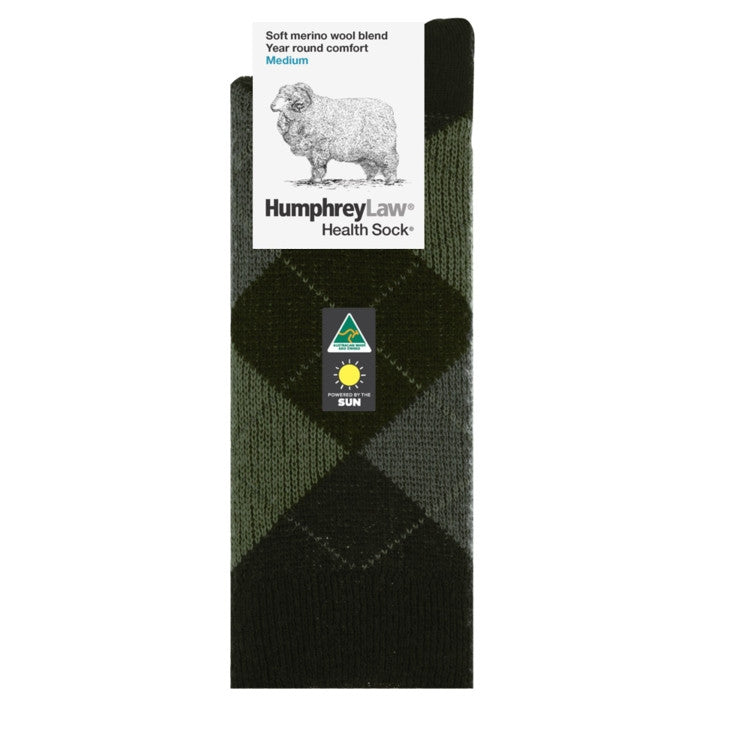 Style CY - The Argyle Wool/Polyester Sock
