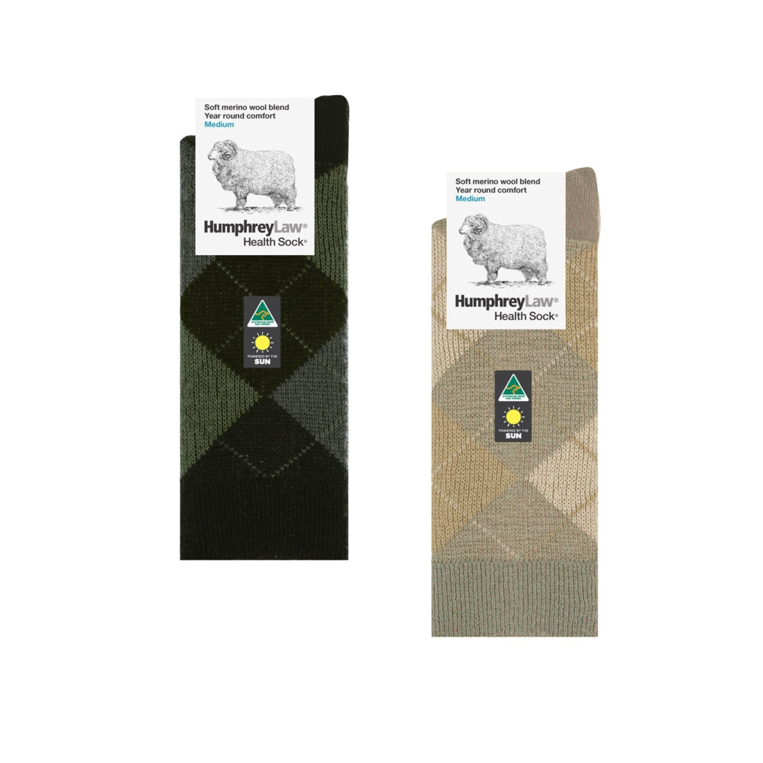 Style CY - The Argyle Wool/Polyester Sock